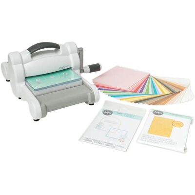 Sizzix Big Shot Blanc et Gris - Kit de Démarrage Machine de Scrapbooking - Publicité Sizzix Big Shot Blanc et Gris - Kit de Démarrage Machine de Scrapbooking - Publicité