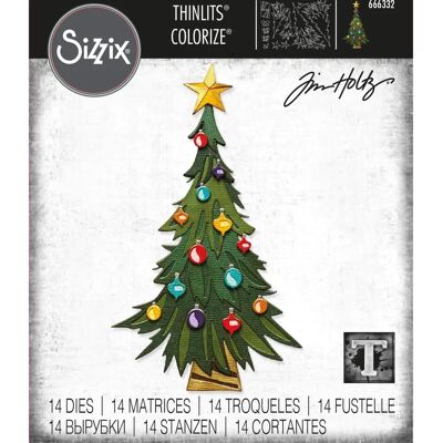 Tim Holtz Recorta y colorea árbol de Navidad Tim Holtz Recorta y colorea árbol de Navidad
