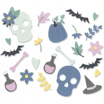 Sizzix - Thinlits Spooky Icons - Halloween - Cutting die Sizzix - Thinlits Spooky Icons - Halloween - Cutting die