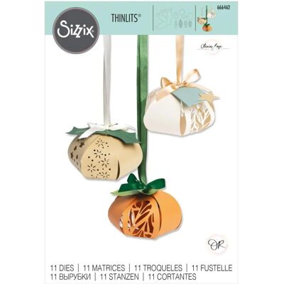 Wzór lampionów 3D - Sizzix Wzór lampionów 3D - Sizzix