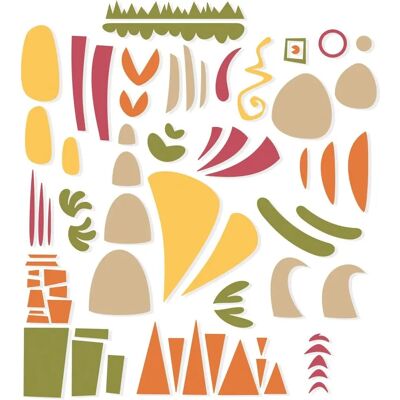 Sizzix Infinite Doodles - Pochoir de découpe et embossage Sizzix Infinite Doodles - Pochoir de découpe et embossage