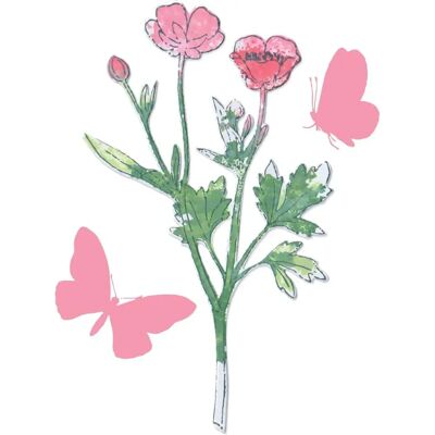 Sizzix Painted Pencil Botanical - Set de Troqueles y Sellos Sizzix Painted Pencil Botanical - Set de Troqueles y Sellos