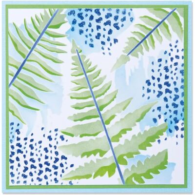 Pochoir stratifié Sizzix Fern - Stencil Pochoir stratifié Sizzix Fern - Stencil
