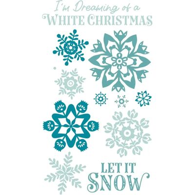 Catherine Pooler White Christmas Snowflake Stamps - Stamps Catherine Pooler White Christmas Snowflake Stamps - Stamps