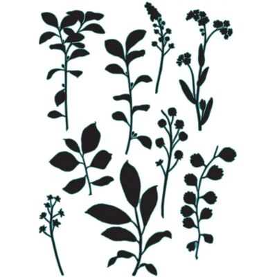 Sizzix - Fine Stems 02 - 2,9-9,5 cm - Stanzform Sizzix - Fine Stems 02 - 2,9-9,5 cm - Stanzform