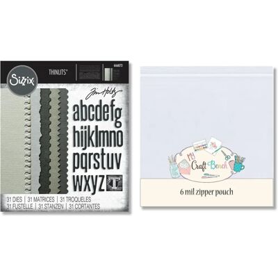 Sizzix - Vault Edges - Metal - 31 piezas - Die-cut stencil Sizzix - Vault Edges - Metal - 31 piezas - Die-cut stencil