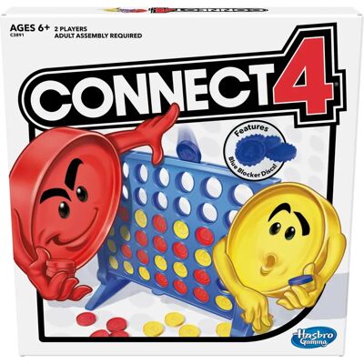 Hasbro Gaming - Connect 4 Strategy - Ages 6+ - Board Game Hasbro Gaming - Connect 4 Strategy - Ages 6+ - Board Game