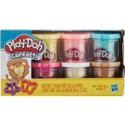 Play-Doh - Confetti Compound Collection - Dough Play Set Play-Doh - Confetti Compound Collection - Dough Play Set