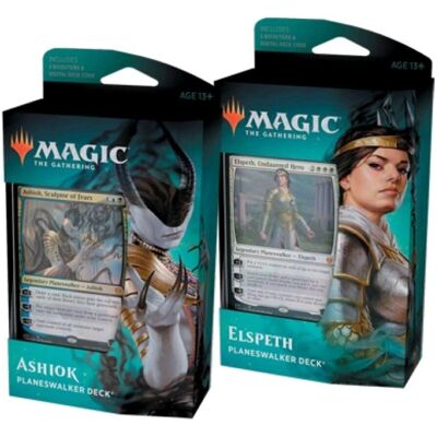 Wizards of the Coast Theros Beyond Death Planeswalker Deck - Ashiok & Elspeth - Publicité Wizards of the Coast Theros Beyond Death Planeswalker Deck - Ashiok & Elspeth - Publicité