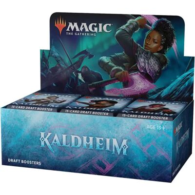Magic: The Gathering Kaldheim Draft Booster Box - Card Game Booster Box Magic: The Gathering Kaldheim Draft Booster Box - Card Game Booster Box