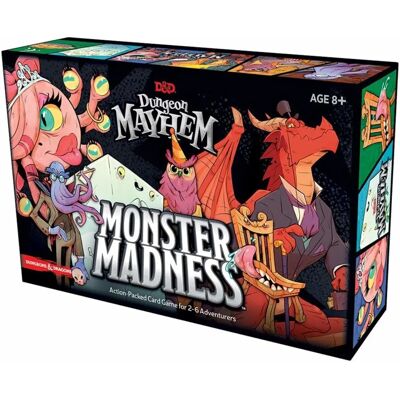 Wizards Of The Coast Dungeon Mayhem Monster Madness Card Game - Family-friendly D&D Game for Ages 8+ Wizards Of The Coast Dungeon Mayhem Monster Madness Card Game - Family-friendly D&D Game for Ages 8+