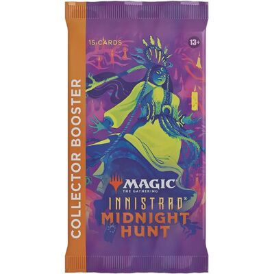 Wizards of the Coast Innistrad Midnight Hunt Collector Booster Pack - Jeu de Cartes - Publicité Wizards of the Coast Innistrad Midnight Hunt Collector Booster Pack - Jeu de Cartes - Publicité