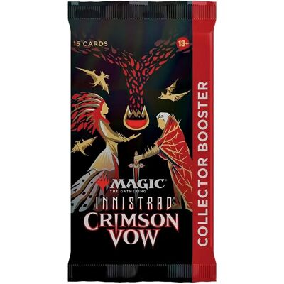 Magic: The Gathering Innistrad: Crimson Vow Collector Booster Pack - Trading Card Game Magic: The Gathering Innistrad: Crimson Vow Collector Booster Pack - Trading Card Game