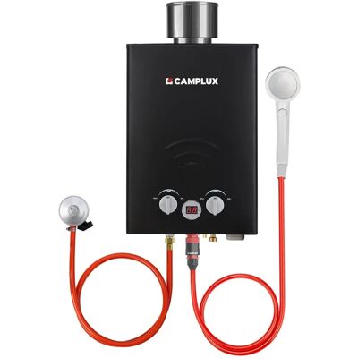 Camplux BW158BC Aquecedor de água a gás sem tanque - 6L/min - Camping Camplux BW158BC Aquecedor de água a gás sem tanque - 6L/min - Camping