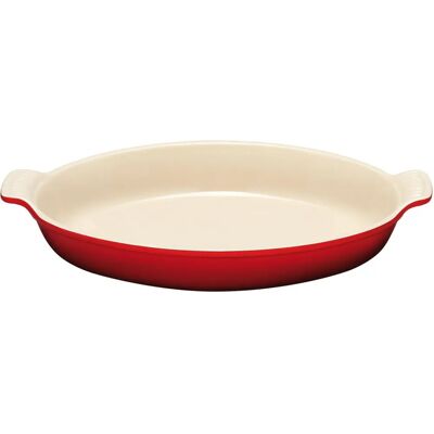 Le Creuset - Modell 91004028060100 - Kirschrote ovale Form - Backblech Le Creuset - Modell 91004028060100 - Kirschrote ovale Form - Backblech