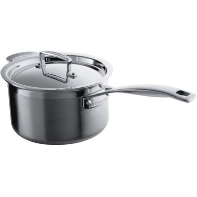 Le Creuset 20cm Edelstahlschmortopf mit Deckel & Helfergriff - Kochtopf Le Creuset 20cm Edelstahlschmortopf mit Deckel & Helfergriff - Kochtopf