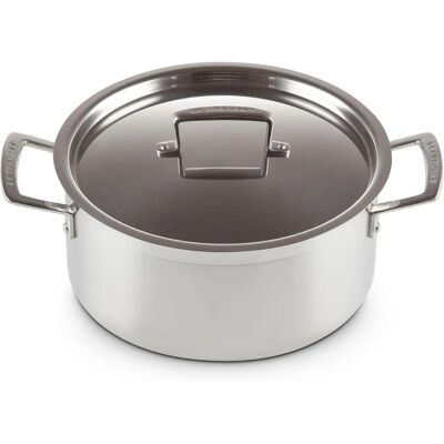 Le Creuset Pentola Inox 24cm - Tutti i Piani Cottura - 30 Anni Garanzia Le Creuset Pentola Inox 24cm - Tutti i Piani Cottura - 30 Anni Garanzia