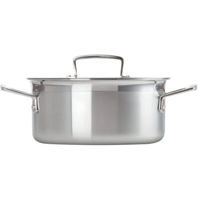Le Creuset Cazuela de Acero Inoxidable 20cm - Plata Le Creuset Cazuela de Acero Inoxidable 20cm - Plata