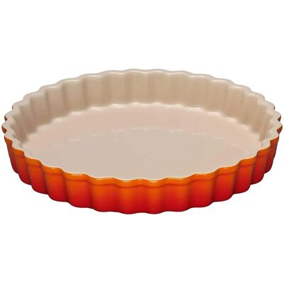 Le Creuset 28cm/2,1L Orange Moule à Tarte - Publicité Le Creuset 28cm/2,1L Orange Moule à Tarte - Publicité