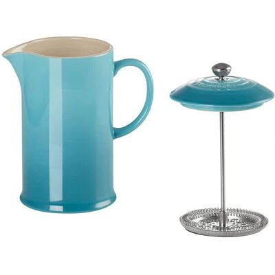 Cafetière en gres Le Creuset - Bleu 750 ml - Cafetière - Publicité Cafetière en gres Le Creuset - Bleu 750 ml - Cafetière - Publicité