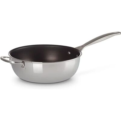 Le Creuset Signatuur 24cm RVS Non-Stick Chef's Pan - Chef's Pan Le Creuset Signatuur 24cm RVS Non-Stick Chef's Pan - Chef's Pan