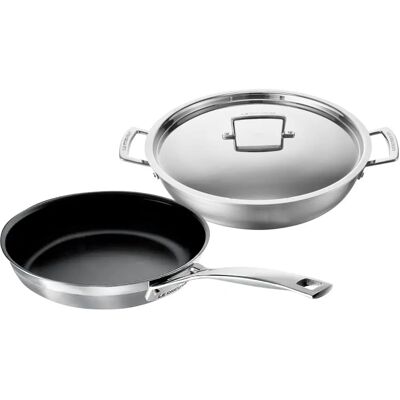 Le Creuset Edelstahl Kochset - 24cm 3-schicht, Pfanne & Kasserolle Le Creuset Edelstahl Kochset - 24cm 3-schicht, Pfanne & Kasserolle