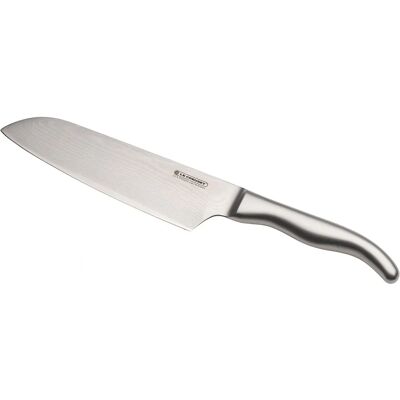 Cuchillo Santoku Le Creuset - Mango de acero inoxidable - 18cm Cuchillo Santoku Le Creuset - Mango de acero inoxidable - 18cm
