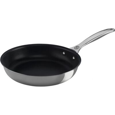 Le Creuset Sartén de Acero Inoxidable 3 Capas - Antiadherente, 24cm, Inducción Le Creuset Sartén de Acero Inoxidable 3 Capas - Antiadherente, 24cm, Inducción