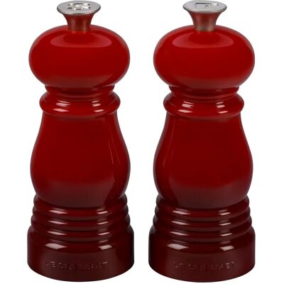 Le Creuset Salz- und Pfeffermühlen-Set - Keramik, Stoßfest, Verstellbar Le Creuset Salz- und Pfeffermühlen-Set - Keramik, Stoßfest, Verstellbar