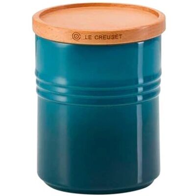 Le Creuset Medium Storage Jar Deep Teal - Storage Jar Le Creuset Medium Storage Jar Deep Teal - Storage Jar