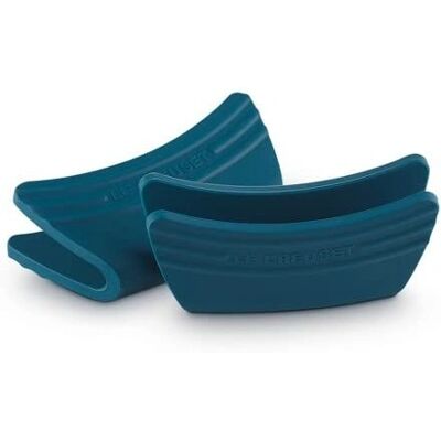 Le Creuset Proteggi-Maniglie - Deep Teal - Set di 2 Le Creuset Proteggi-Maniglie - Deep Teal - Set di 2