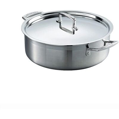 Le Creuset 28cm Edelstahl Sauteuse - Kochgeschirr Le Creuset 28cm Edelstahl Sauteuse - Kochgeschirr