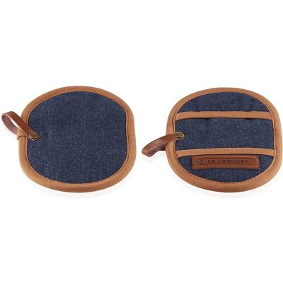 Le Creuset Blau Topf-Griffschutz 2er Set Le Creuset Blau Topf-Griffschutz 2er Set