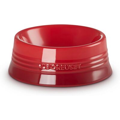 Le Creuset Cerise Medium Pet Bowl - Pet Bowl Le Creuset Cerise Medium Pet Bowl - Pet Bowl