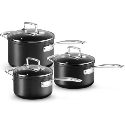 Conjunto de Panelas Antiaderentes Le Creuset - 3 Peças, 16, 18, 20 cm Conjunto de Panelas Antiaderentes Le Creuset - 3 Peças, 16, 18, 20 cm