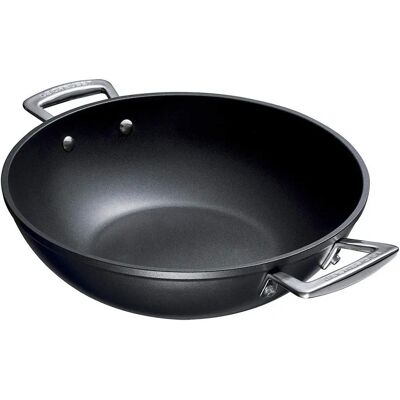 Le Creuset Toughened Non-Stick Wok 32cm - Durable, Non-Stick, Induction Safe Le Creuset Toughened Non-Stick Wok 32cm - Durable, Non-Stick, Induction Safe