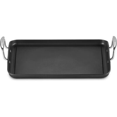 Le Creuset Toughened Non-Stick Grelha Retangular Plana Le Creuset Toughened Non-Stick Grelha Retangular Plana