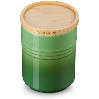 Le Creuset Bambus Keramikförvaringsburk - Medium - 540ml - Grön Le Creuset Bambus Keramikförvaringsburk - Medium - 540ml - Grön