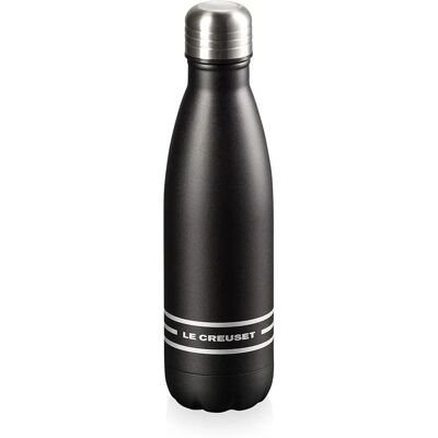 Le Creuset Black Matte Insulated Bottle - 500ml - Waterfles Le Creuset Black Matte Insulated Bottle - 500ml - Waterfles