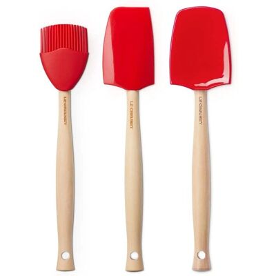 Set de utensilios Le Creuset Cerise de 3 piezas Set de utensilios Le Creuset Cerise de 3 piezas
