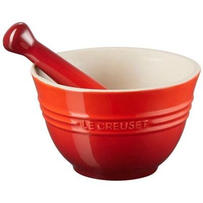 Le Creuset Keramikmörser 0,3 l Rot - Küchenwerkzeug Le Creuset Keramikmörser 0,3 l Rot - Küchenwerkzeug