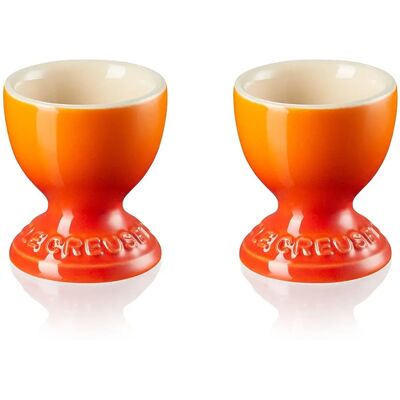 Le Creuset Volcanic Stoneware Egg Cup Set - Assorted Colors Le Creuset Volcanic Stoneware Egg Cup Set - Assorted Colors
