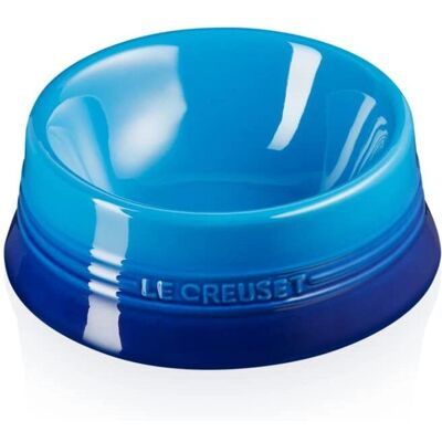 Le Creuset Azure Stoneware Medium Pet Bowl - Pet Bowl Le Creuset Azure Stoneware Medium Pet Bowl - Pet Bowl