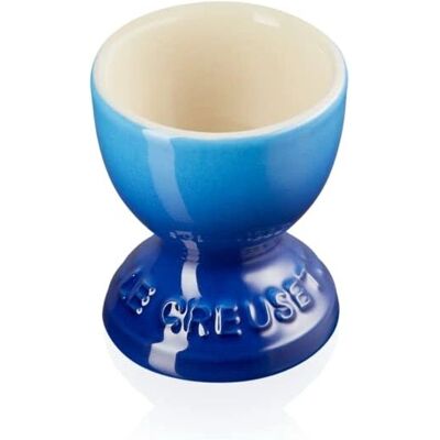 Le Creuset Tasse à Œuf Bleu Azure - Porcelaine Classique Le Creuset Tasse à Œuf Bleu Azure - Porcelaine Classique