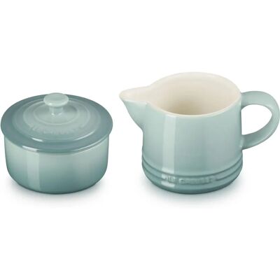 Le Creuset Sea Salt Milk & Sugar Set - Durable, Easy Clean Le Creuset Sea Salt Milk & Sugar Set - Durable, Easy Clean