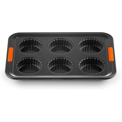Le Creuset 6-Kops Tarteform - Bageudstyr Le Creuset 6-Kops Tarteform - Bageudstyr