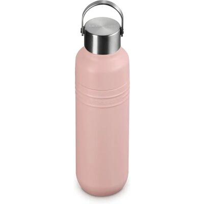 Le Creuset On The Go Flasche Shell Pink 500ml isolierte Wasserflasche Le Creuset On The Go Flasche Shell Pink 500ml isolierte Wasserflasche
