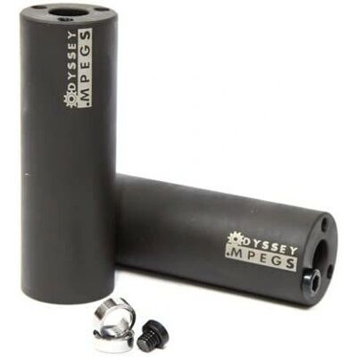 Odyssey Chromoly BMX-Pegs - 4" Schwarz Paar Odyssey Chromoly BMX-Pegs - 4" Schwarz Paar
