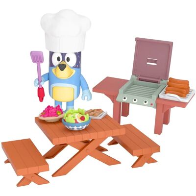 Bluey Táta Na Zahradě BBQ - Mini Set S Figurinou Bluey Táta Na Zahradě BBQ - Mini Set S Figurinou