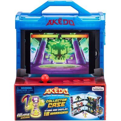 Akedo 14241 Guerriers de l'Arcade Ultime Étui Collecteur Mini Figurines de Combat - Prêt, Combattez, Coupure en Deux - Publicité Akedo 14241 Guerriers de l'Arcade Ultime Étui Collecteur Mini Figurines de Combat - Prêt, Combattez, Coupure en Deux - Publicité